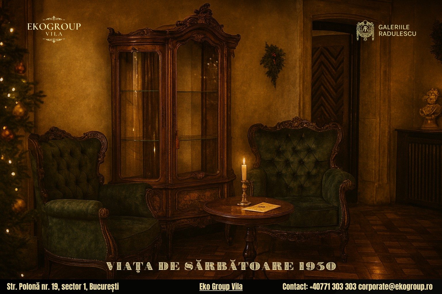 Crăciunul în România: O plimbare nostalgic-evocativă prin sărbătorile anilor ’30 la Eko Group Vila